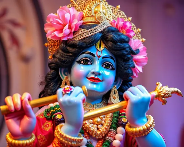 Shri Krishna Image: Shri Krishna Image on Idol Display