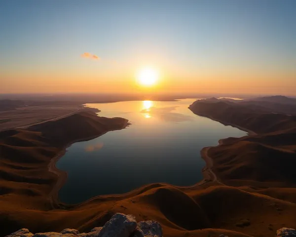 Shukrawar Lake Good Morning Photo: Panoramic View of Peaceful Lake