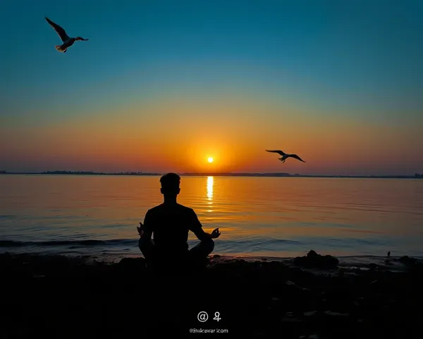 Shukrawar Lake Good Morning Photo: Serene Morning Meditation Scene