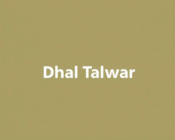 Simple Dhal Talwar Logo with Bold Lines and Flat Design