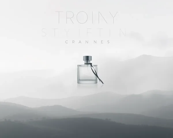 Simple Foggy Landscape with Perfume and Clouds
