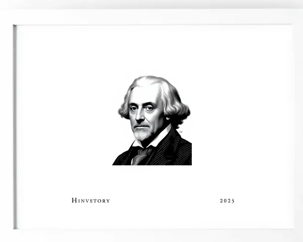Simple Font Features Historical Figure Portrait