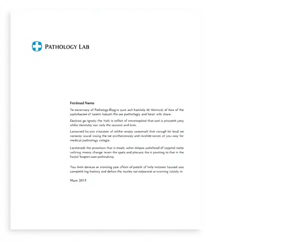 Simple Illustration on Classic Lab Letterhead Design