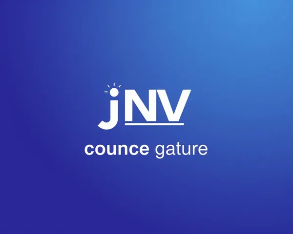 Simple JNV Logo PNG: Minimalist Book Icon
