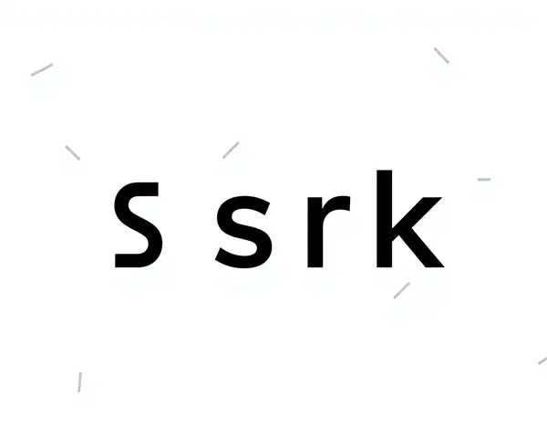 Simple SRK Logo for Business Card Use