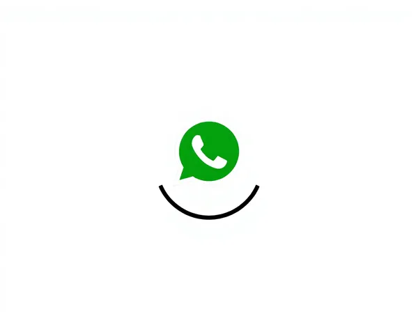 Simple Smiling Face with WhatsApp Logo DP
