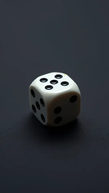 Single 12-Sided Dice on Dark Gray Background PNG