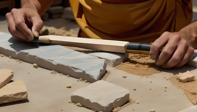 Skilled Artisan Brings Buddha Statue to Life with Stone Carving Pictures