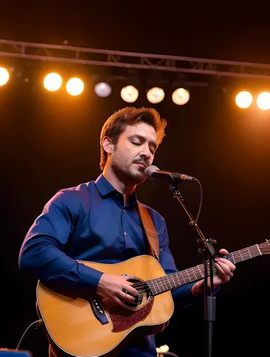 Skilled Buke Player Performs Mesmerizing Solo on Stage Tonight