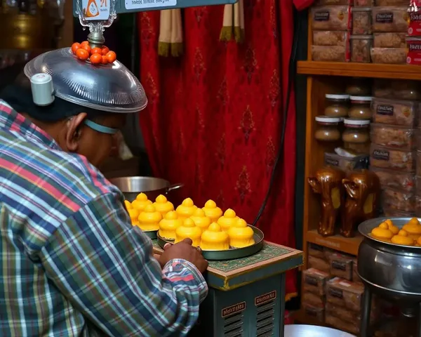 Skilled Confectioner Crafts Shok Sandesh with Care