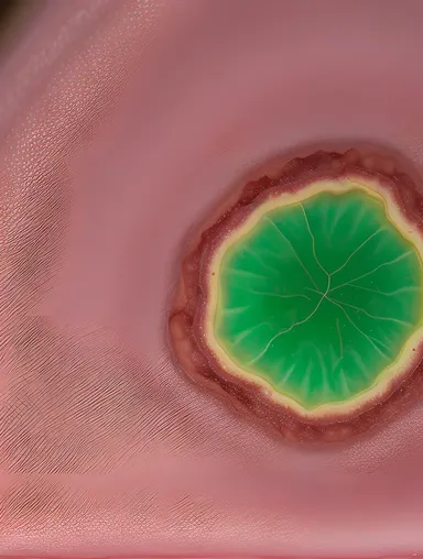Skin Neoplasm Microscopic Image with Abnormal Cell Growth