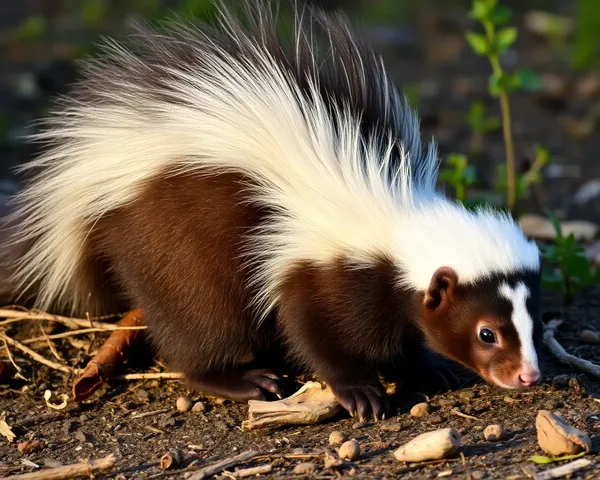 Skunk Images for Wildlife Identification Purposes