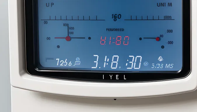 Sleek Hygrometer Design with Precise Readings and Minimalist Background