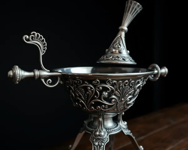 Sleek Steel Almari with Intricate Details PNG