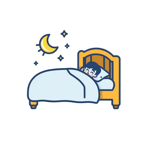 Sleep Icon: A Representation of Restful Slumber