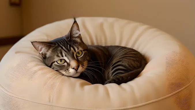 Sleepy Cat in a Haze of Zzzzzs
