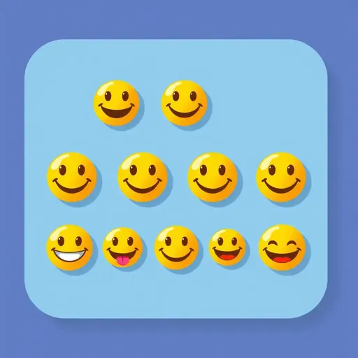 Smiley Icons for Text Messages and Emotions