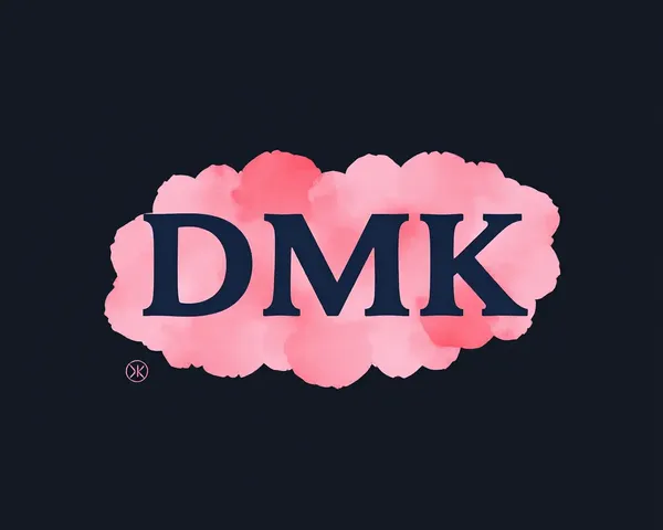 Soft Watercolor Dmk Logo with Dreamy Feel