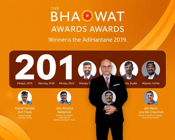 Sophisticated Bhagwat Awards Ceremony Banner Design