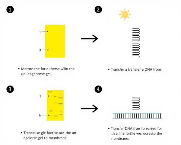 Southern Blotting Process: DNA Transfer to Membrane Illustrated