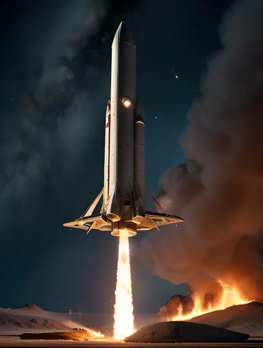 Spaceship Soars Through Galaxy to New Territories