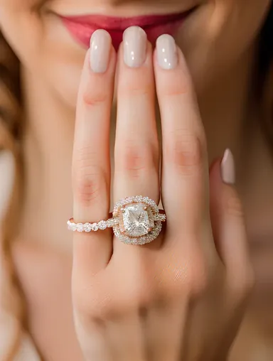 Sparkling Wedding Ring Photo Editing Software