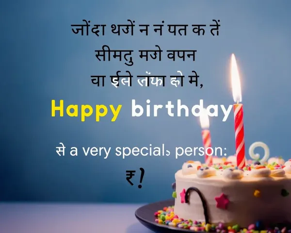 Special Birthday Wishes in Marathi Language