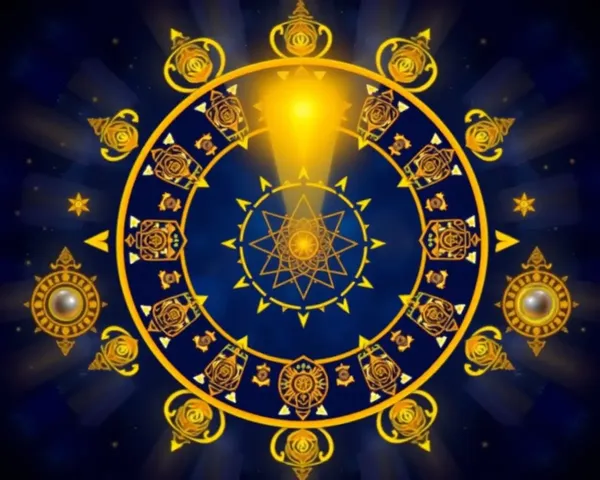Spiritual Vastu Shanti Patrika Background with Ancient Symbols and Mandalas