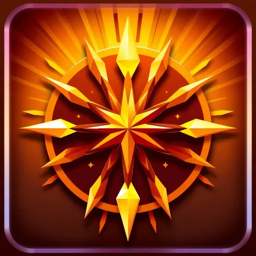 Starburst Icon: A Dazzling Emblem of Explosive Force