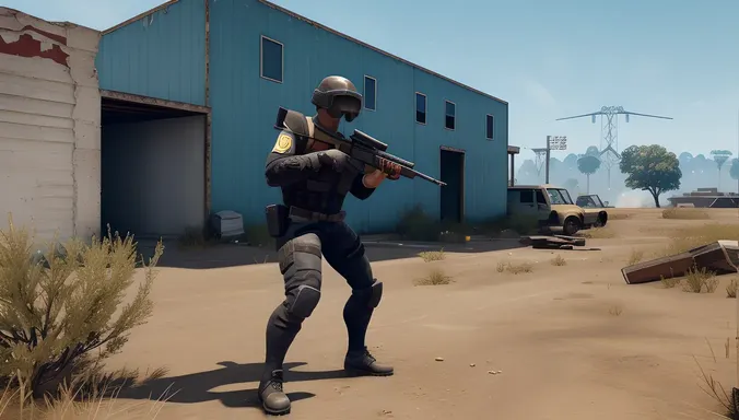 Stealthy PUBG Player Sneaks Up on Enemy
