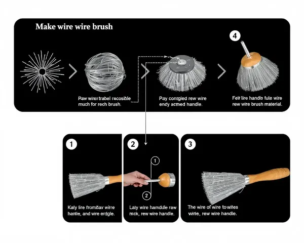 Step-by-Step Wire Brush Manufacturing Process Diagram