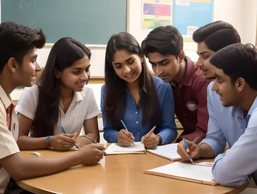 Students Analyze and Discuss CBSE Results 2025 Together