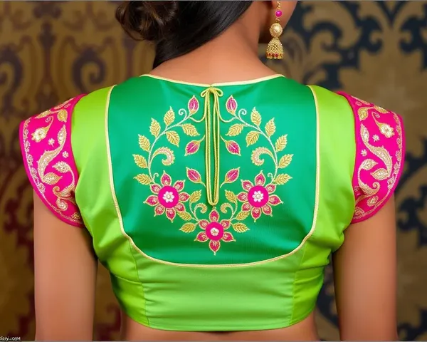 Stunning Blouse Back Neck Designs with Images