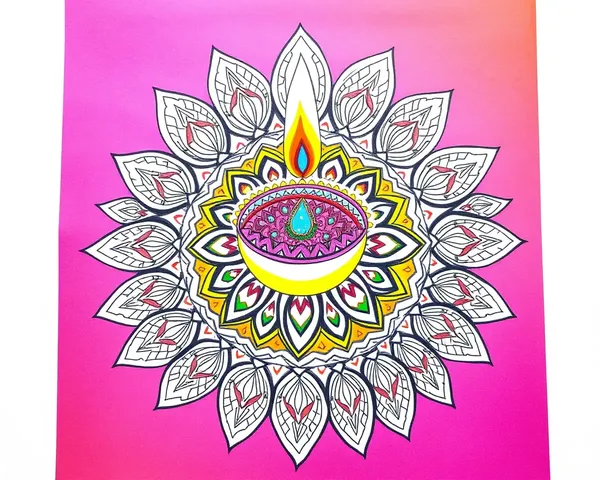 Stunning Diwali Design: Beautiful Rangoli Pattern and Colors