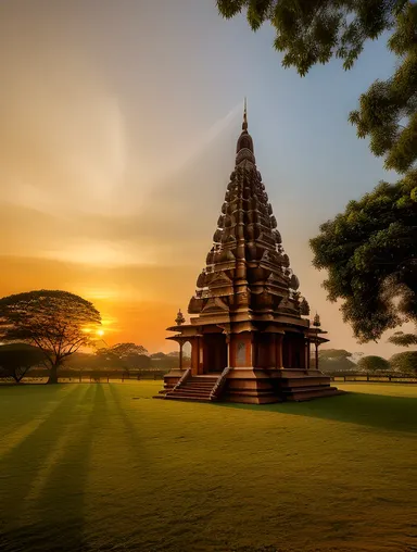 Stunning Sunset View of Kanakadasa Temple Complex