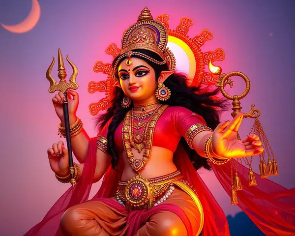Stunning Visuals of Maa Durga's Beauty