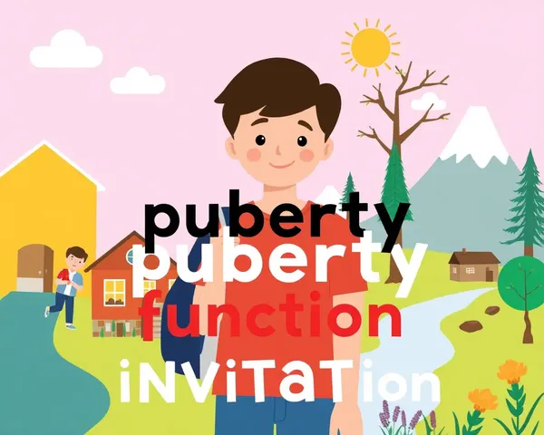 Stylized Puberty Function Invitation with Adapting to Change