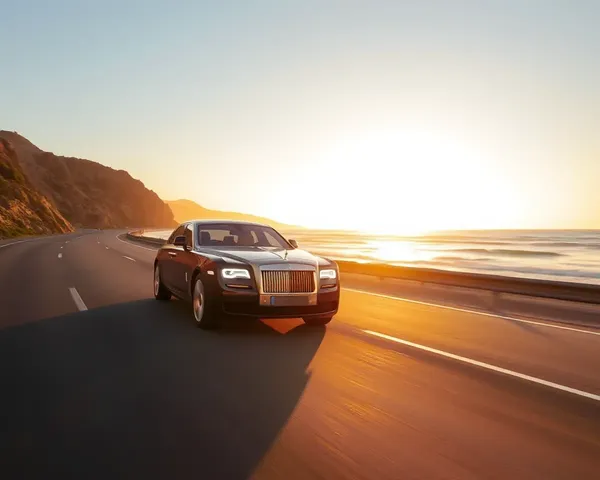 Sunset Beach Drive Rolls-Royce Ghost Luxury Road