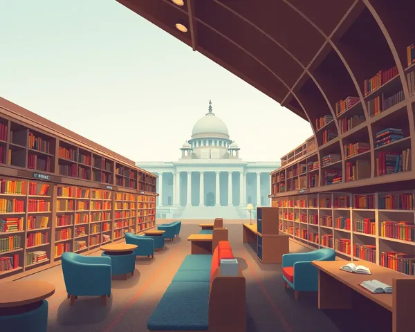 Supreme Court of India Library Illustration