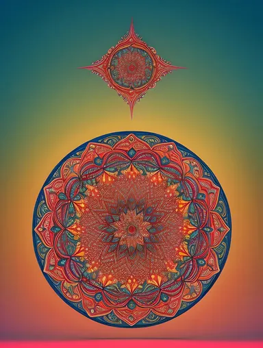 Swirling Patterns Evoke Ghazal's Mystical Themes