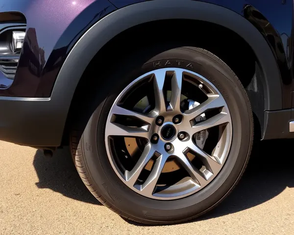 Tata Harrier Alloy Wheels: Shiny Brake Calipers