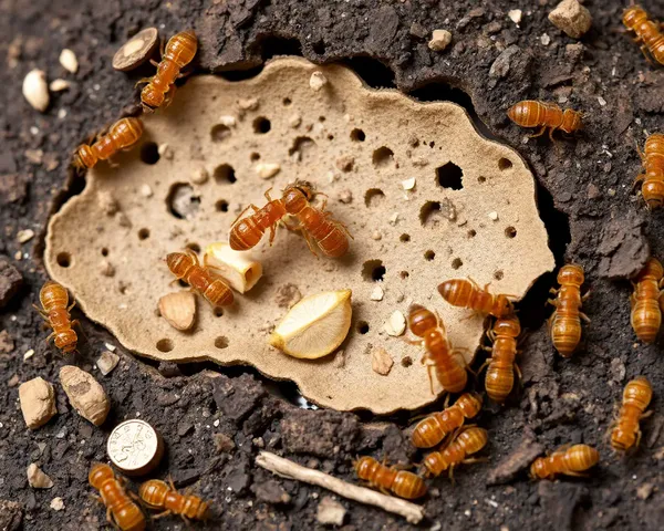 Termites Images Found in Wood Damage Pictures