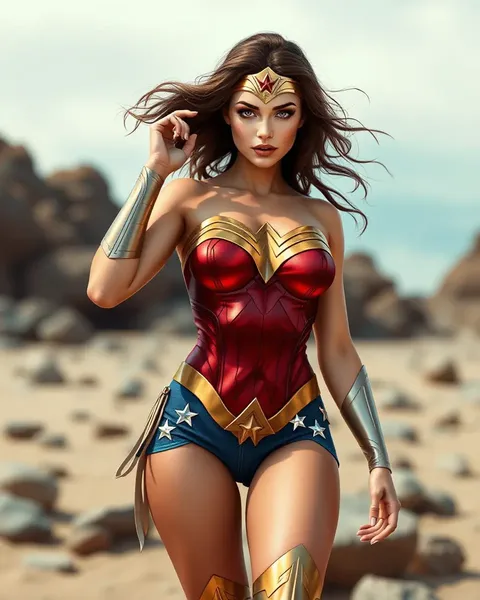 The Alluring and Powerful Image of Sexy Wonder Woman