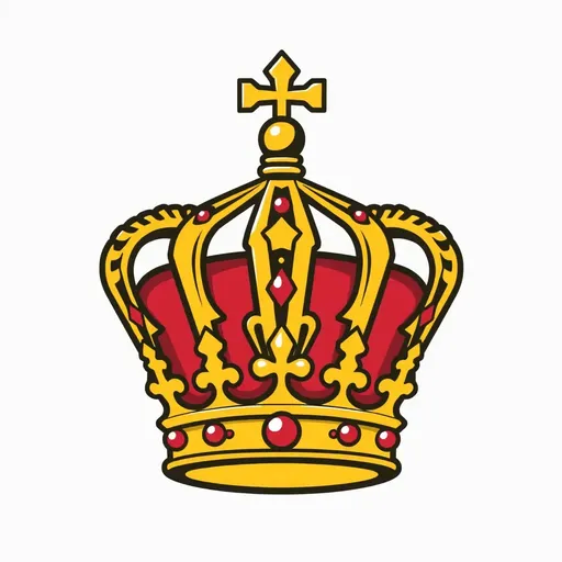 The Crown Icon of Ancient Royal Heritage