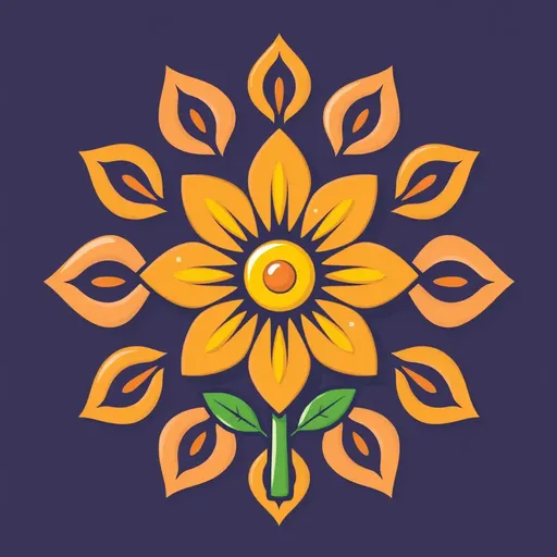 The Flower Icon Represents Beauty and Innocence