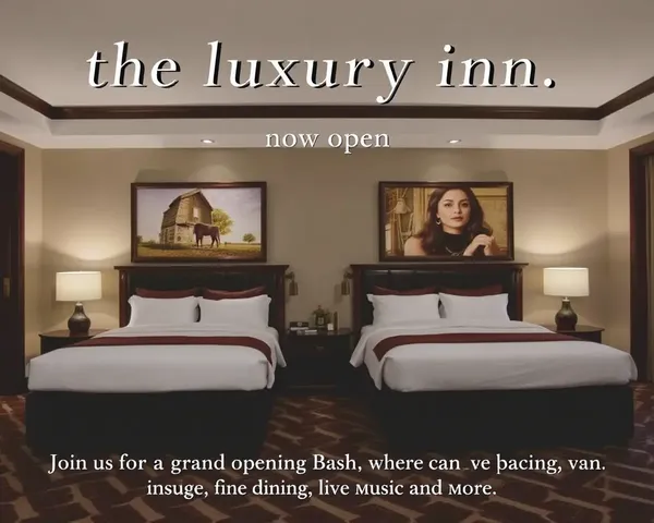 The Luxury Inn Grand Opening Invitation Card Marathi