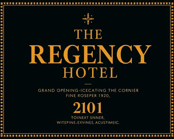 The Regency Hotel Grand Opening Invitation Card Marathi