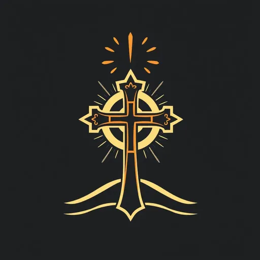 The cross icon is a symbol of Christianity.