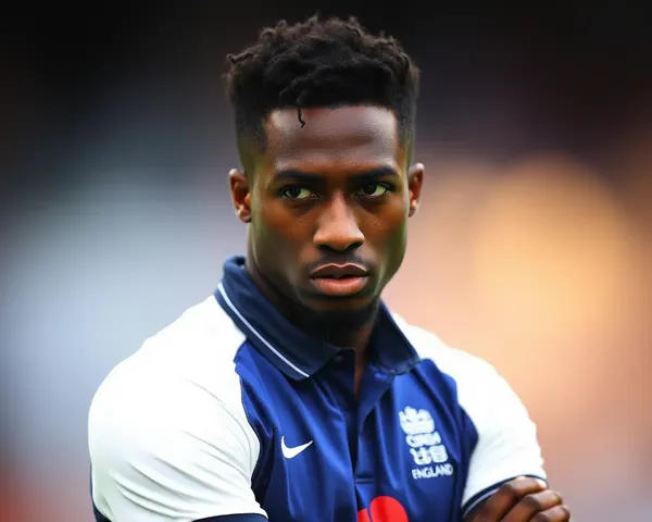 Thoughtful Jofra Archer in England Kit