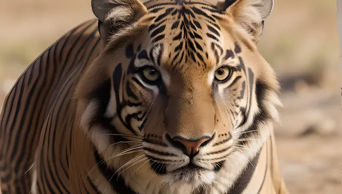 Tigon's Piercing Eyes Survey Surroundings Closely